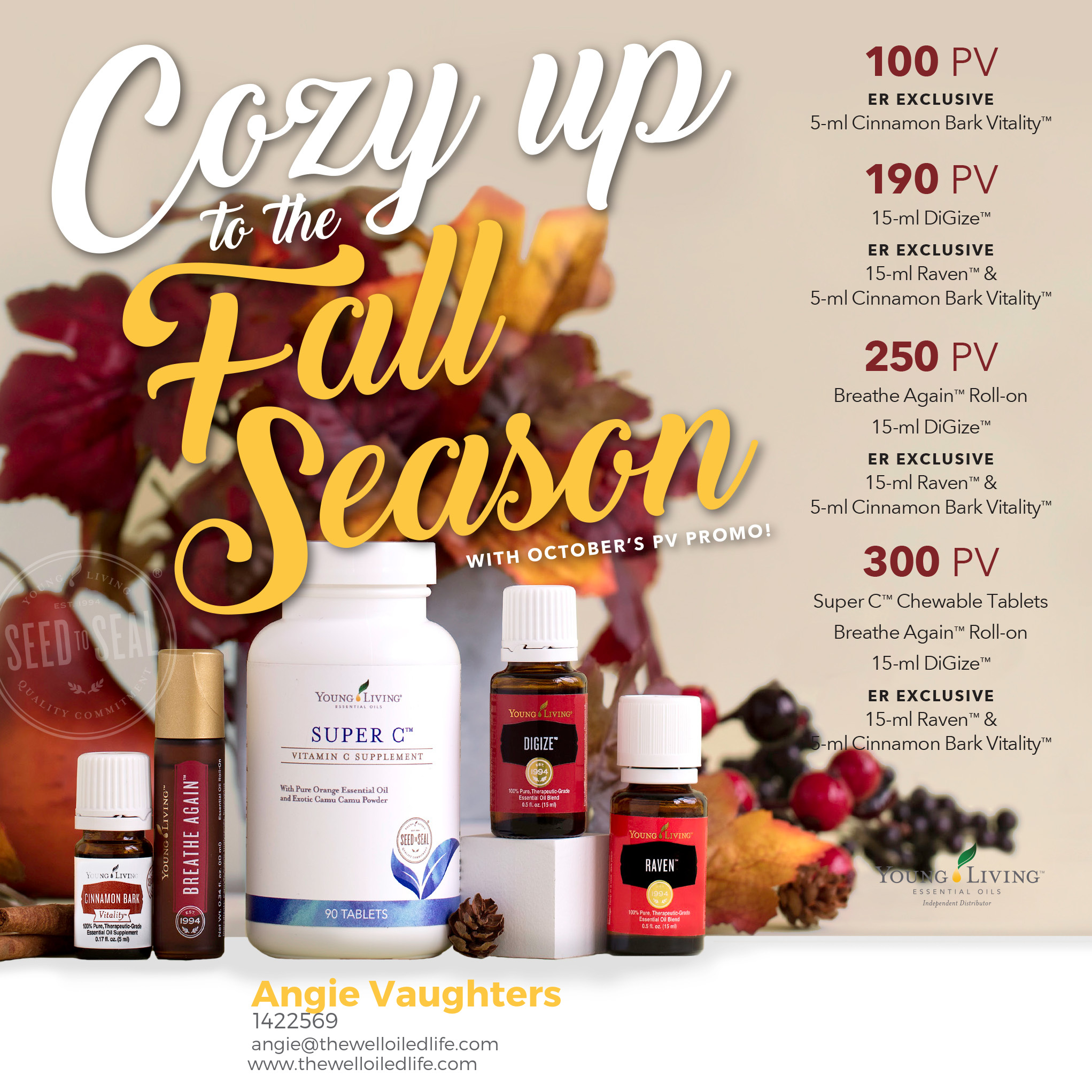 Октябрь 2017. Супер витамин д young Living. Super c young Living. October promotion. Vitamin super c young Living.